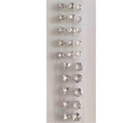 AHUAN Crystal Sparkly Ear Seeding Relief Stress Ear Seeds Acupuncture Kit Waterproof Portable Ear Beads Acupressure Elegant for Prom(A)