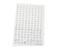 AHUAN Durability Calm Pops Ear Seeds Acupuncture Kit Sweat-Proof, Ear Acupuncture Stickers Portable Ear Seeding Kit for Fashion Show Decorative(Silver - 162PCS)