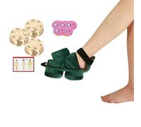 AHUAN Foot Moxibustion Kit with Copper Box, Acupoint Map Burn-Proof Moxa Box Adjustable Temperature, Smokeless Moxibustion Box(Green Copper Box kit)