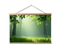 AHUAN Forest Scroll Painting Breaker Box Cover Decorative for Studies Electrical Panel Cover Wall-Mounted Fuse Box Cover Dust-Proof Fabric(50 * 40cm,6)