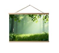 AHUAN Forest Scroll Painting Breaker Box Cover Decorative for Studies Electrical Panel Cover Wall-Mounted Fuse Box Cover Dust-Proof Fabric(70 * 50cm,5)