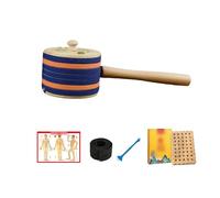 AHUAN Household Handheld Moxibustion Kit Burn-Proof, Extended Handle Moxa Box with Moxa Stick, Bandage, Moxibustion Box Adjustable Temperature(Set H)