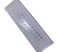 AHUAN Magnetic Beads Ear Seeding Kit Durability, no Drilling Required Calm Pops Ear Seeds Acupuncture Kit for Birthday Ear Acupuncture Stickers(White Powder - 20 pcs)