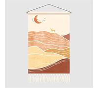 AHUAN Modern Switchplate Decorative Fuse Box Covers, Tapestry Breaker Box Cover Decorative Dustproof Breaker Panel Cover for Coffee Shop(60 * 90cm,Draw F)
