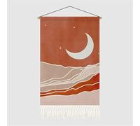 AHUAN Modern Switchplate Decorative Fuse Box Covers, Tapestry Breaker Box Cover Decorative Dustproof Breaker Panel Cover for Coffee Shop(70 * 105cm,Draw B)