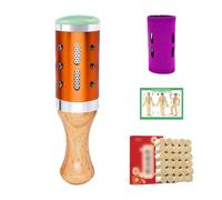 AHUAN Moxibustion Kit with Acupoint Map, Moxibustion Sticks Handheld Moxibustion Box for Cervical Spine Back Abdomen Moxa Box Dormitory(Moxa Set B)