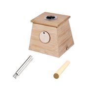 AHUAN Multifunctional Burn-Proof Moxibustion Kit for Back Waist Legs Abdomen, Adjustable Temperature Moxibustion Box Household Moxa Box(1 Hole)