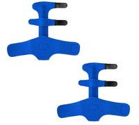AHUAN Sports Trigger Finger Splint with Adjustable Strap, Splint for Trigger Finger Left or Right Hand Trigger Finger Brace for Arthritis(Blue A - 2pcs)
