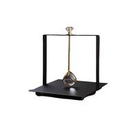 AHUAN Standing Metal Napkin Holder for Table Countertops, Napkin Dispenser Flat Stable for Office, Farmhouse Servilleteros para Mesas(Black)