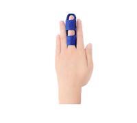 AHUAN Tendinitis Trigger Finger Splint for Mallet Injury, Splint for Trigger Finger Adjustable Trigger Finger Brace Adults Aluminum Plate Support(Blue Middle Finger 1PCS)