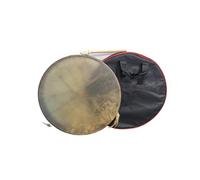 AHUAN Traditional National Style Shaman Drum Set with Drum Stick, Bag Percussion Instrument Frame Drums for Adults, Music Lover Buffalo Drum(40cm,Brown A)