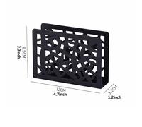 AHUAN Vertical Stainless Steel Napkin Dispenser for Dormitory Hotel Restaurant, Napkin Holder for Table New Chinese Style Storing Postcards(Gold,A)