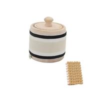 AHUAN Wooden Moxa Box Portable for Women Men, Adjustable Temperature Moxibustion Kit for Cervical Spine, Knees Moxa Box Household(2-piece Set)