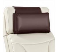 AHUAWA Leather Recliner Pillow, Adjustable Neck & Head Support Pillow, Pu Leather Non-Slip Headrest for Recliner Chair, Couch, Office Chair, Sofa