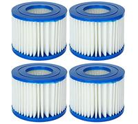 AHUNTTER 4 Filters Hot Tub Filter Cartridges VI for Bestway, Replacement Filter Cartridge for Lay-Z-Spa Miami, Vegas, Palm Springs, Paris, Monaco - 2 Twin Packs