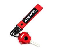 AHUTCYK Motorcycle key protective case For Hon@&da Cbr650r Cbr500r Cbr600rr Cbr1000rr Cbr 650R 1000RR 250RR Moto Key Cover Shell Case Cap Accessories Keychain Keyring(1 Set Red)