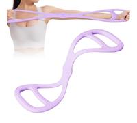 Ahuuen 8 Shaped Resistance Band for Arms, Silicone Back Workout Pull Rope for Yoga, Shoulder Stretch Equipment Exercise Training Gear for Daughter Boys Men Youth Husband Girls Family Son Teens