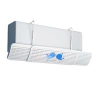 Ahuuen Air Conditioner Vent Deflector - Anti Direct Blowing Air Conditioner Shield,Adjustable 180-Degree Angle Blocker Guard Replacement for Deflect Flow Bed Heater Fan Home