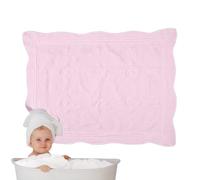 Ahuuen Baby Quilts for Girls | Travel Baby Receiving Blanket,Machine-Washable Portable Toddler Nursery Quilt, Foldable Swaddling Wrap for Stroller Car Seat Airplane Travel