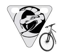 Ahuuen Bike Reflectors for Adult Bikes - Road Biking Safety Sign - Triangle Plate Tail Sign for Kids Adults Night Riding Touring Road Commuting Family Outing Urban Cycling Race
