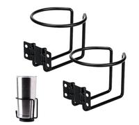 Ahuuen Boat Ring Cup Holder | Boat Cup Holder Mount Boat Ring | Solid Ring Cup Drink Holder, Wall Mounted Cup Drink Holders Iron Cup Drink Holder for Marine, Yacht
