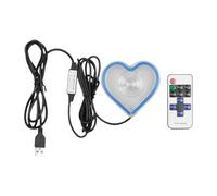 Ahuuen Car Ambient Lighting | Heart-Shaped Atmosphere Light,Automotive Interior Decoration Neon Lighting for Home Truck Dashboard Holiday Date Gathering Entryway Trunk Night Proposals Window