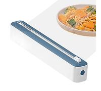 Ahuuen Cling Film Cutter | Foil Cling Film | Magnetic Cling Film Dispenser | Storage And Cutting Box | Cutter Refillable Foil Holder Mounted With Slider Cutte | For Home Kitchen, Restaurant