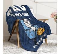 Ahuuen Dad Is Not Sleeping Blanket - Washable Fuzzy Funny Throw | 130x150cm Dad Presents From Daughter Son | For Fathers Day Birthday Couch Sofa Living Room