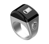 Ahuuen Dhikr Counter,Counting Clicker, Digital Tally Counter Clear Display - Rechargeable Electronic Counter, Vibration Function, 5 Prayer Time Reminders Ring