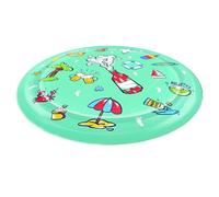 Ahuuen Dog Sprinkler Pad,Pet Fountain Water Play Mat | Round Pet Sprinkler Pad for Gym, Outdoors, Indoors, Pool, Playground, Backyard