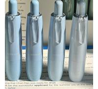 Ahuuen Double Sided Tape Pens | Adhesive Press On Glue Pen | Instant Glue Portable Sticky Roller | Double-sided Correction Tape Style Press Pen | For Crafting, Cards, Photo, Album, Journal | 4pieces