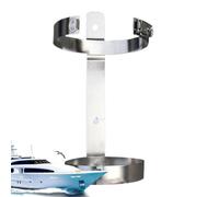 Ahuuen Fire Extinguisher Mount Stainless Steel, Fire Extinguisher Holder for Boat, Heavy Duty Stainless Steel Fire Extinguisher Bracket - 2 kg Shop Rack Grate Covered Hardware Stable Base for Builders