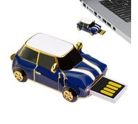 Ahuuen Flash Drive,Classic Car Shape USB Sticks | Secure Retro Classic Car Design 4GB Small Data Storage Disk for Laptop Phone TV Game Transfer Music Photo Mobile