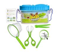 Ahuuen Fly Catcher Set - Butterfly Catcher for Children | With Magnifying Glass & Transparent Observation Cage for Garden Home School Lessons Garden Activities Discovery Tours