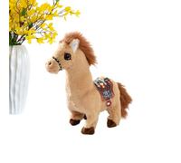 Ahuuen Horse Stuffed Animal, Interactive Electric Doll, Horse Toys, for Children Kids Girls Boys Riding Farm Party