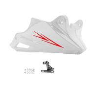 Ahuuen Motorcycle Chin Spoiler,Engine Protection Cover - Under Cowl Lowered Shrouds for Weather Protection Aesthetic Daily Commuting Long Distance Rides