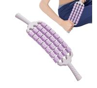 Ahuuen Muscle Roller, Lactic Acid Removal Massager, Portable Flexible Body Relaxer for Back, Neck, Legs, After Training and On the Go