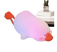 Ahuuen Night Light for Kids,Lovely Duck Silicone Nightlight | Kids Soft Lamp,Dimmable Modes and USB Rechargeable for Sleeping Area, Camping, Outdoor Activities, Teenagers, Adults, Children Babies