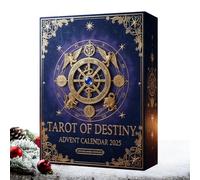 Ahuuen Ornament Advent,2D Acrylic Collectible | Tarot Acrylic Christmas Figurines Set 2025 - for Boys Girls Adults Youth Friends Door Handle Home Party Car Interior