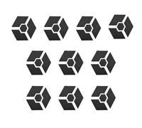 Ahuuen Planter Feet,10 Sets of Feet for Flower Pot - Anti-Slip Gardening Pads Hexagon Planter Riser for Home Balcony Living Room Bedroom Window Daily Workplace Porch Indoor Patio Terrace