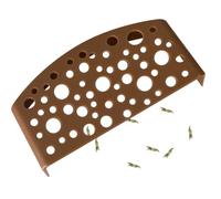 Ahuuen Shrimp Cave Aquarium - Tank Fish Habitat Shrimp Breeding Tunnel - Tank Decor Shelter with Multi-sized Holes for Freshwater Pond Underwater Owners Colony Maintainers Breeders Aquatic