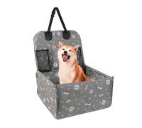 Ahuuen Small Dog Car Seat Carrier | With Pockets Medium Dog Car Seat | Oxford Cloth Adjustable Strap Waterproof Dog Seat For Kitten, Small Anima