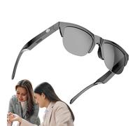 Ahuuen Smart Glasses Translator | Interpretation Eyeglasses | Over 100 Languages Lightweight Stylish Smart AI Eyewear for Women Men Travel Reading Business