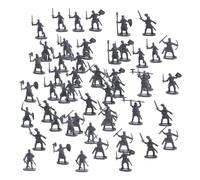 Ahuuen Soldiers Men, Mini Soldiers Figurines, Miniatures Ancient Model Statues Board Game Playsets 100x for Cake Decorations Educational Projects Boys Girls Parties