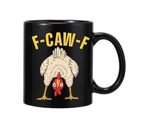 Ahuuen Tea Mugs,11.8oz Ceramic Novelty Decoration - Funny Chicken Halloween Coffee Mugs | for Women Men Home Kitchen Bar Birthday Christmas Office Home