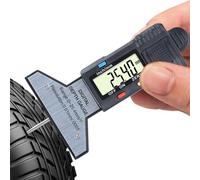 Ahuuen Tread Depth Gauge - Tire Wear Depth Gauge,Digital LCD Display Tester with Return Spring 0.01mm Precision for RV Truck Automobile Brake Pad Bike Driver