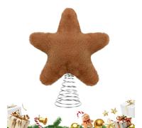 Ahuuen Tree Topper | Festive Cute Ornaments,Star Topper for Christmas Tree Decorations - for Indoor Outdoor Party Desk Table Living Room Office Bar Restaurant Apartment