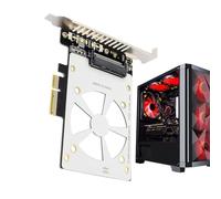 Ahuuen U.2 to Expansion Converter - U.2 Interface 4.0 Expansion Card | Transfer Drive Connector for High Speed Data System Performance Stable Connection Tech Hobbyists