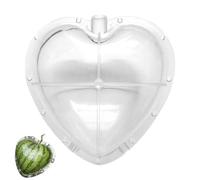 Ahuuen Watermelon Growth Mold, Heart Shaped Pumpkin Forming Mold, with Breathable Hole Creative Shaping Tool, Reusable Gardening Supplies for Fun Cultivation Weddings Holidays Birthday