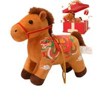 Ahuuen Year Of The Horse Plush Toy,Soft Comfortable Doll 2026,Chinese Horse Plush Toy - for Birthday Chinese New Year Christmas Home Decor Nursery Room Party Collection Display
